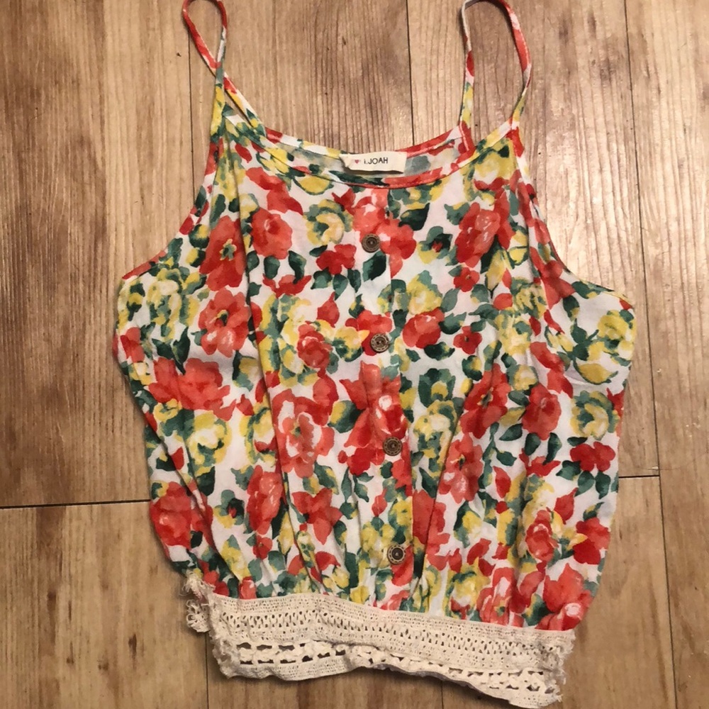 Floral tank top